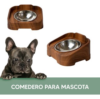 Foto 2 | Jauz Improvement Comedero Para Perros Antideslizante Acero Inoxidable 2 En 1 (mod. J0175)