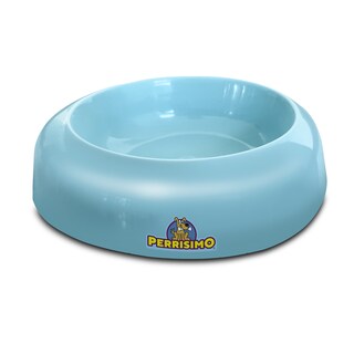 Foto 1 | Perrísimo Combo Dos Platos Para Mascota Ovalado Color Azul Claro