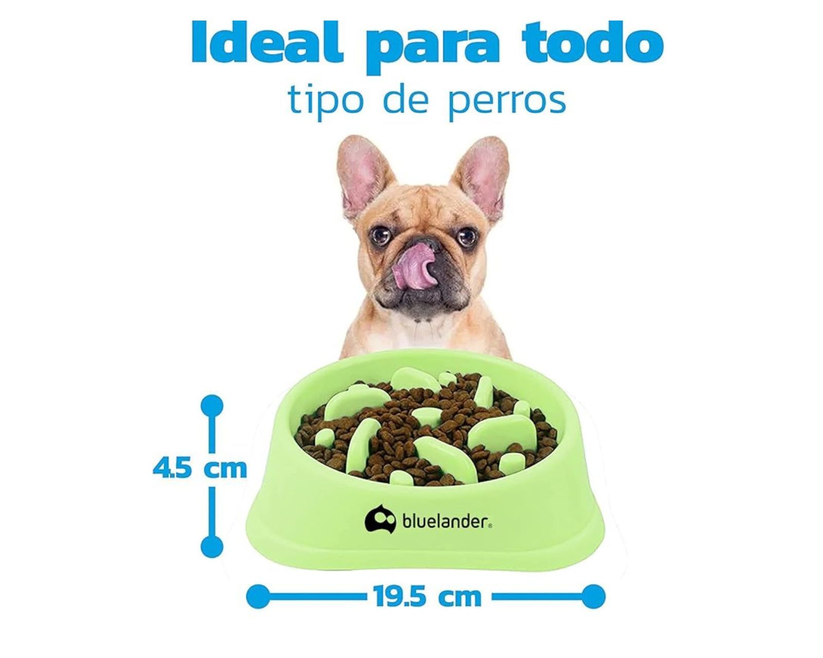 Foto 3 pulgar | Plato Para Perro Bluelander De Alimentación Lenta