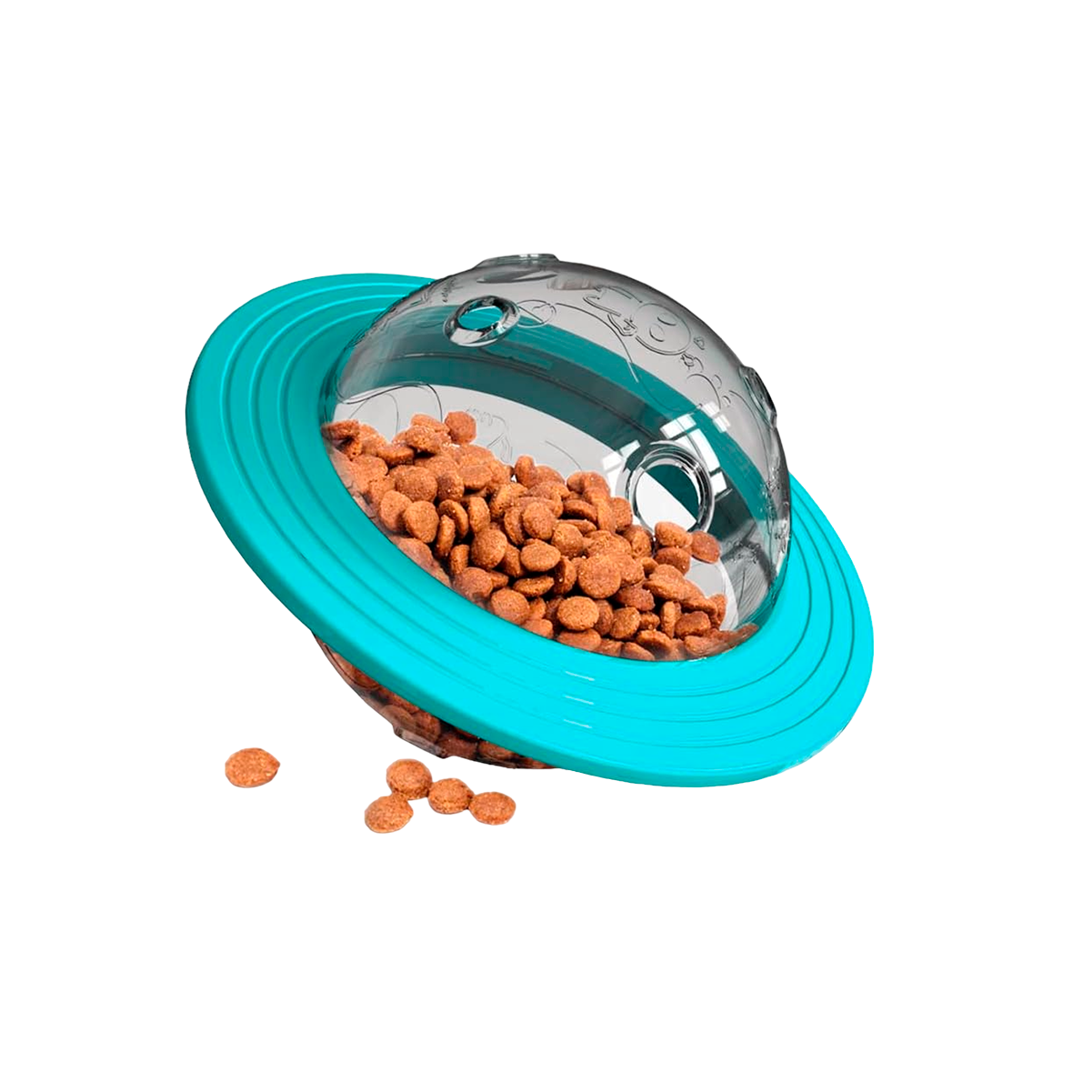 Foto 5 pulgar | Plato Juguete Para Perro Y Gato  Azul Bluelander
