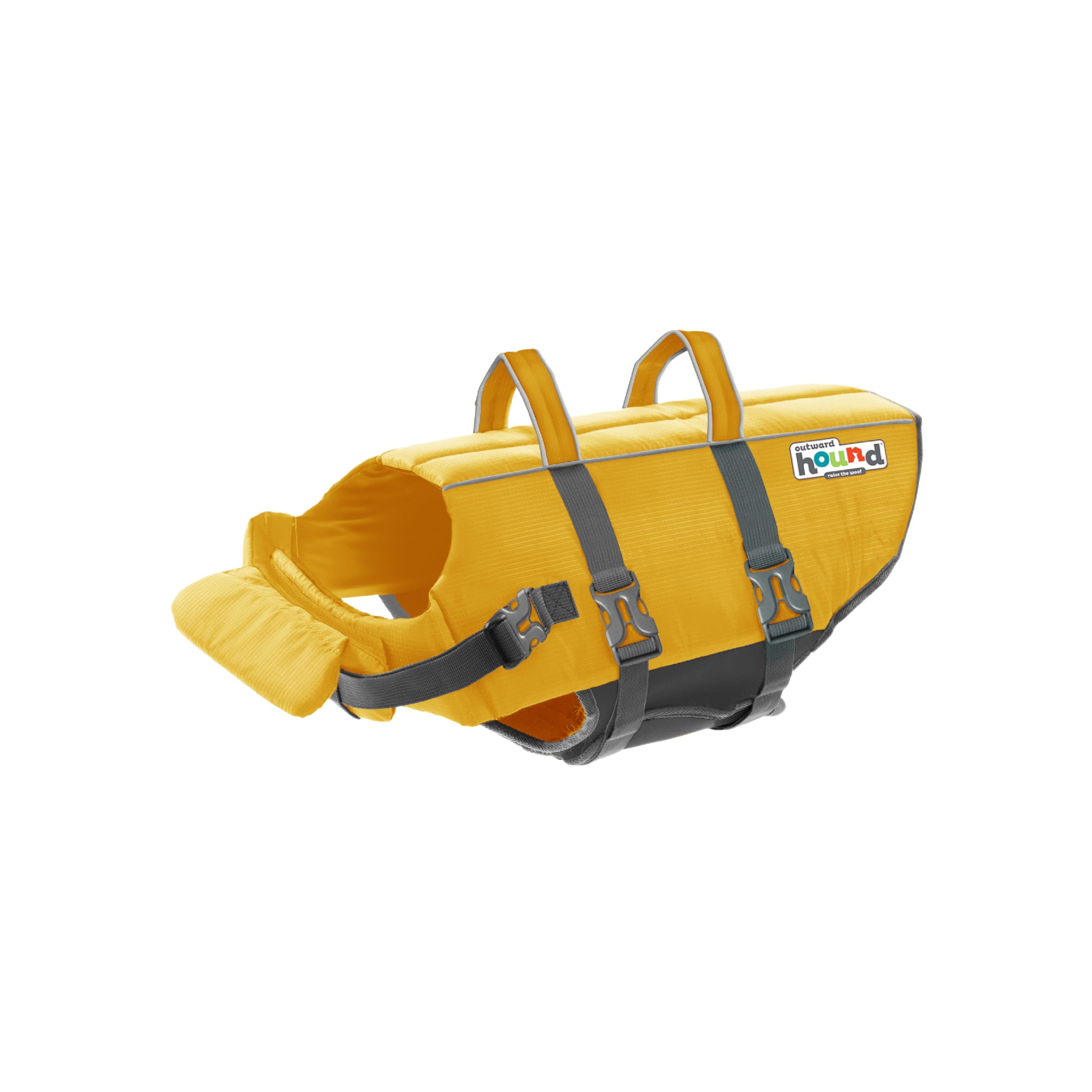 Chaleco Salvavidas Para Perros Outward Hound Granby Splash Amarillo, Tamaño Mediano - Venta Internacional.