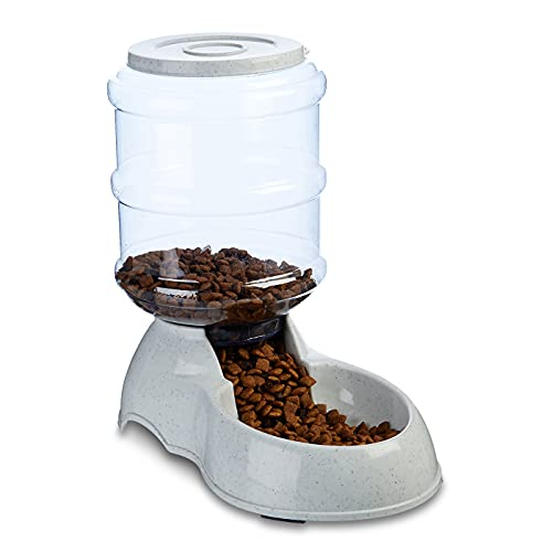 Foto 3 pulgar | Comedero De Comida Para Mascotas Amazon Basics Gravity Small Con Capacidad De 2,7 Kg - Venta Internacional.