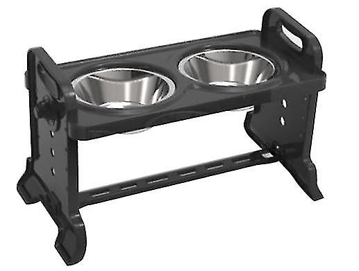 Juego De Comederos Elevados Para Mascotas Huoguo, Antideslizantes Y Ajustables - Venta Internacional.