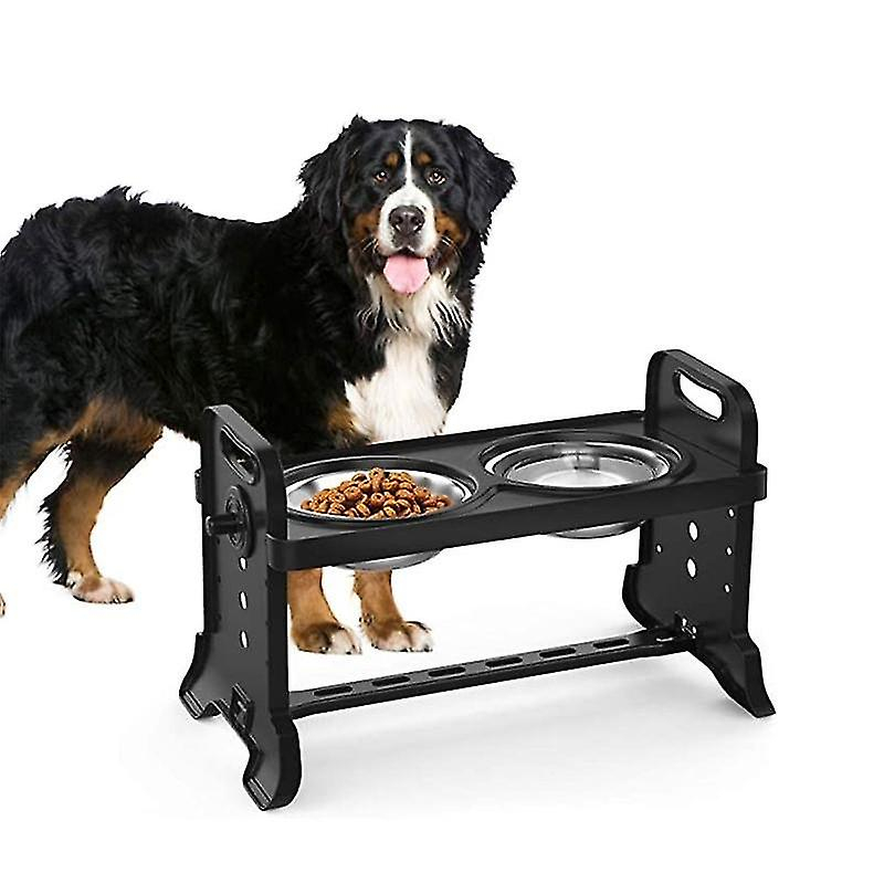 Foto 3 | Juego De Comederos Elevados Para Mascotas Huoguo, Antideslizantes Y Ajustables - Venta Internacional.