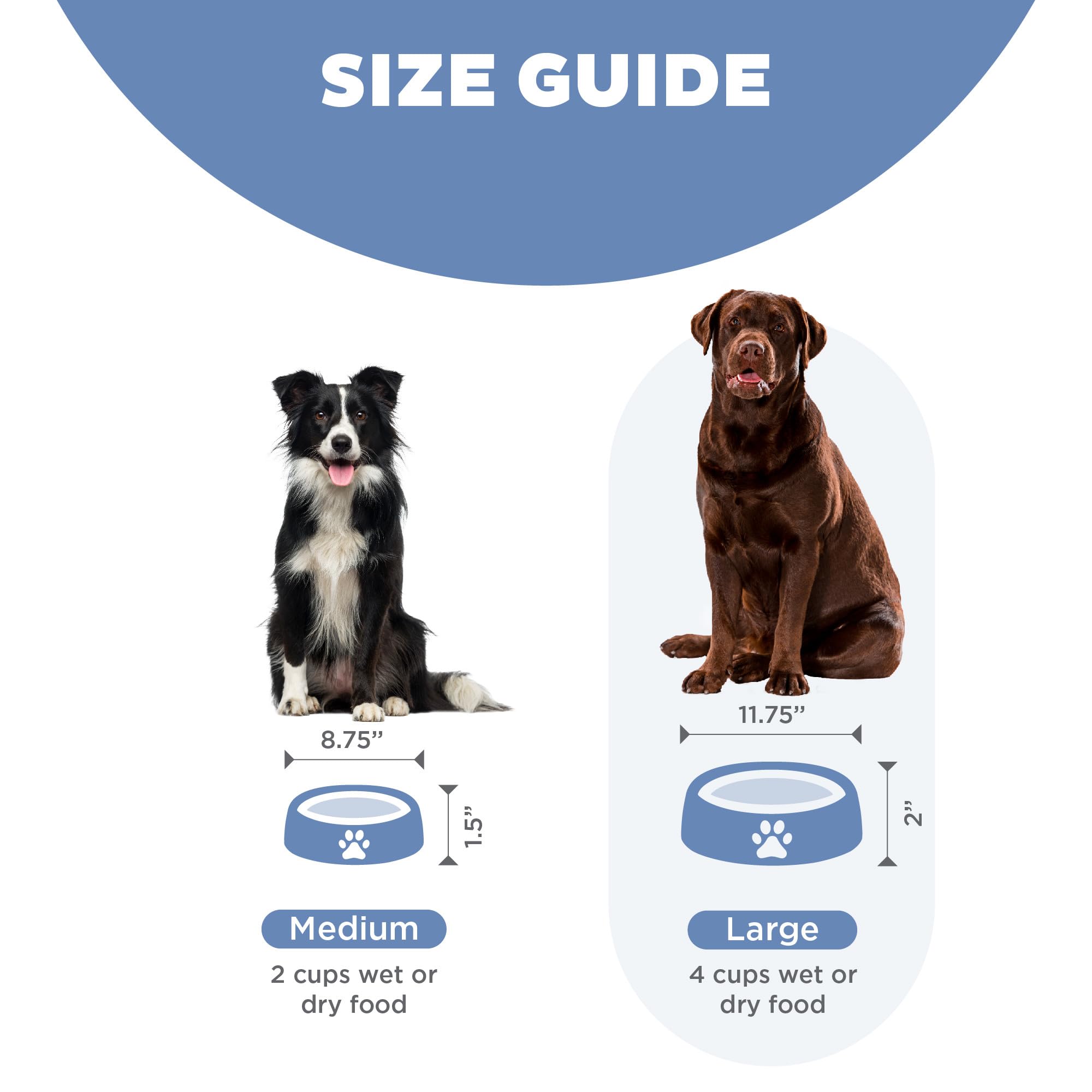 Foto 5 pulgar | Dog Bowl Outward Hound Fun Feeder Slo Bowl, Alimentador Lento, Azul - Venta Internacional.