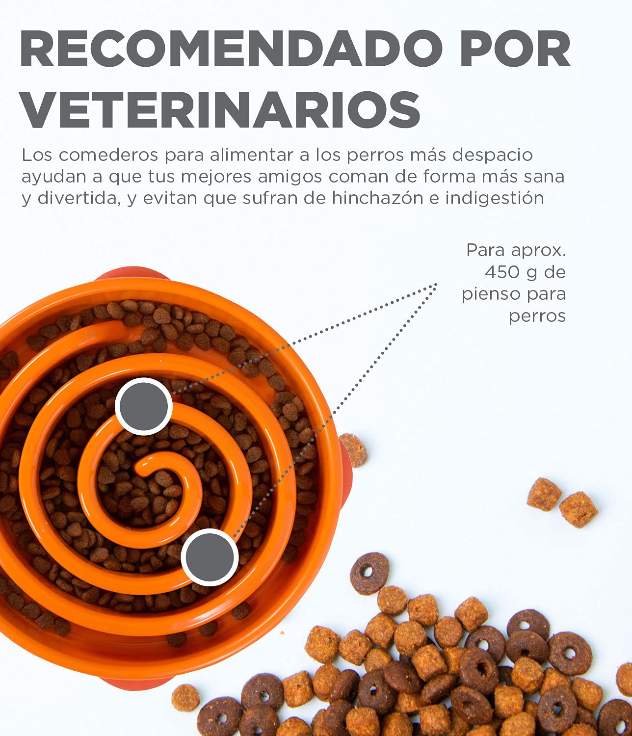 Foto 3 pulgar | Comedero Para Perros Slow Feeder Outward Hound Fun Feeder Slo Bowl - Venta Internacional.