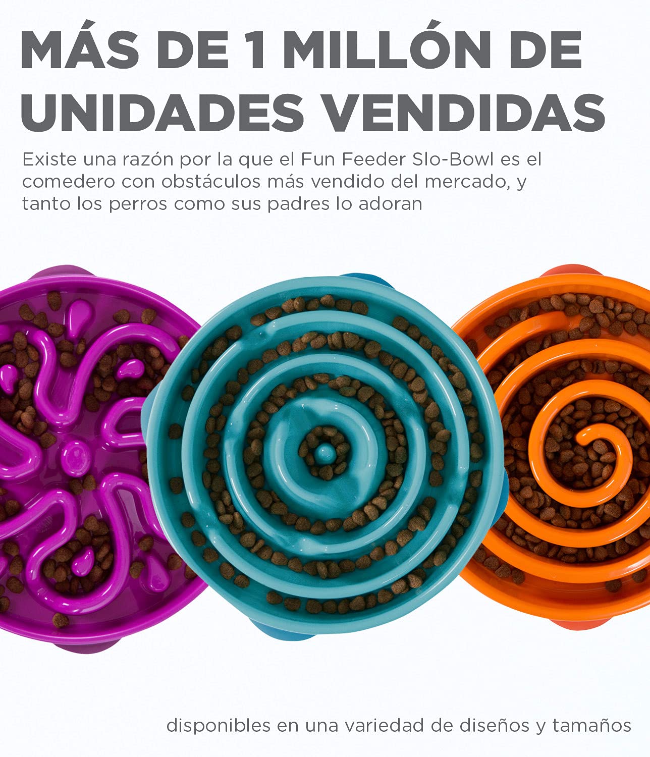 Foto 5 pulgar | Comedero Para Perros Slow Feeder Outward Hound Fun Feeder Slo Bowl - Venta Internacional.