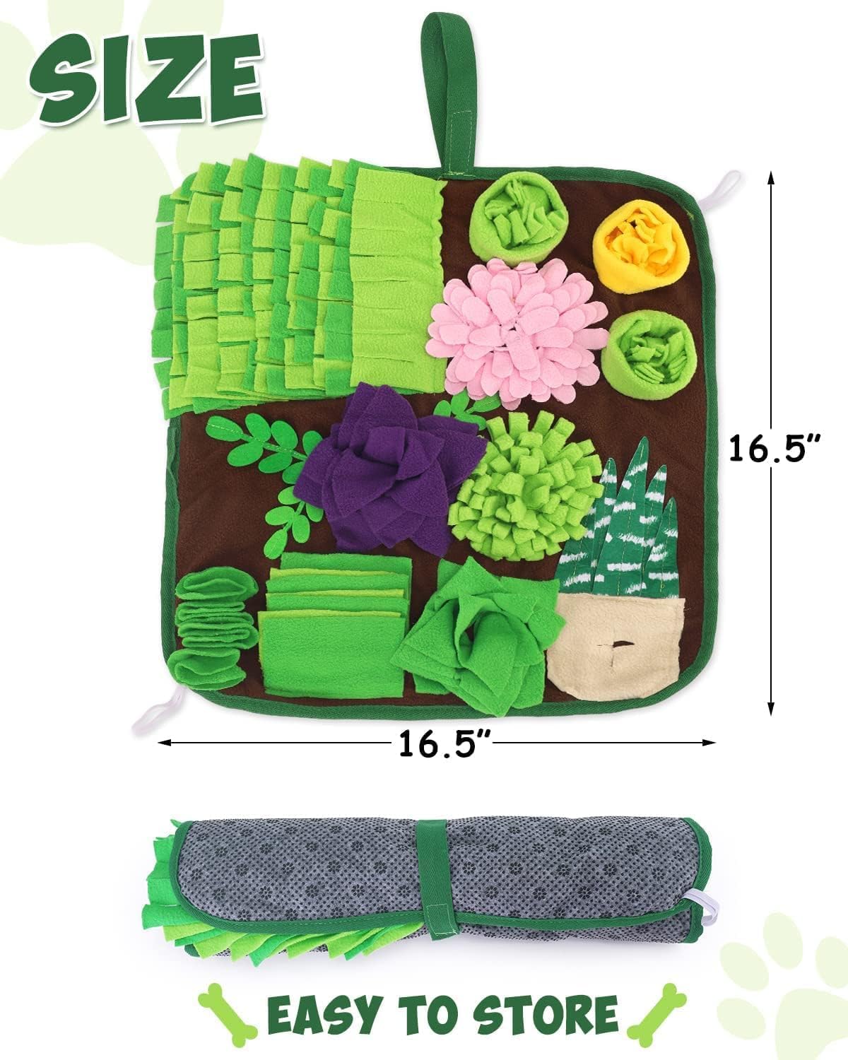 Foto 4 pulgar | Snuffle Mat Ciyvolyeen Succulent Para Perros Y Gatos - Venta Internacional.