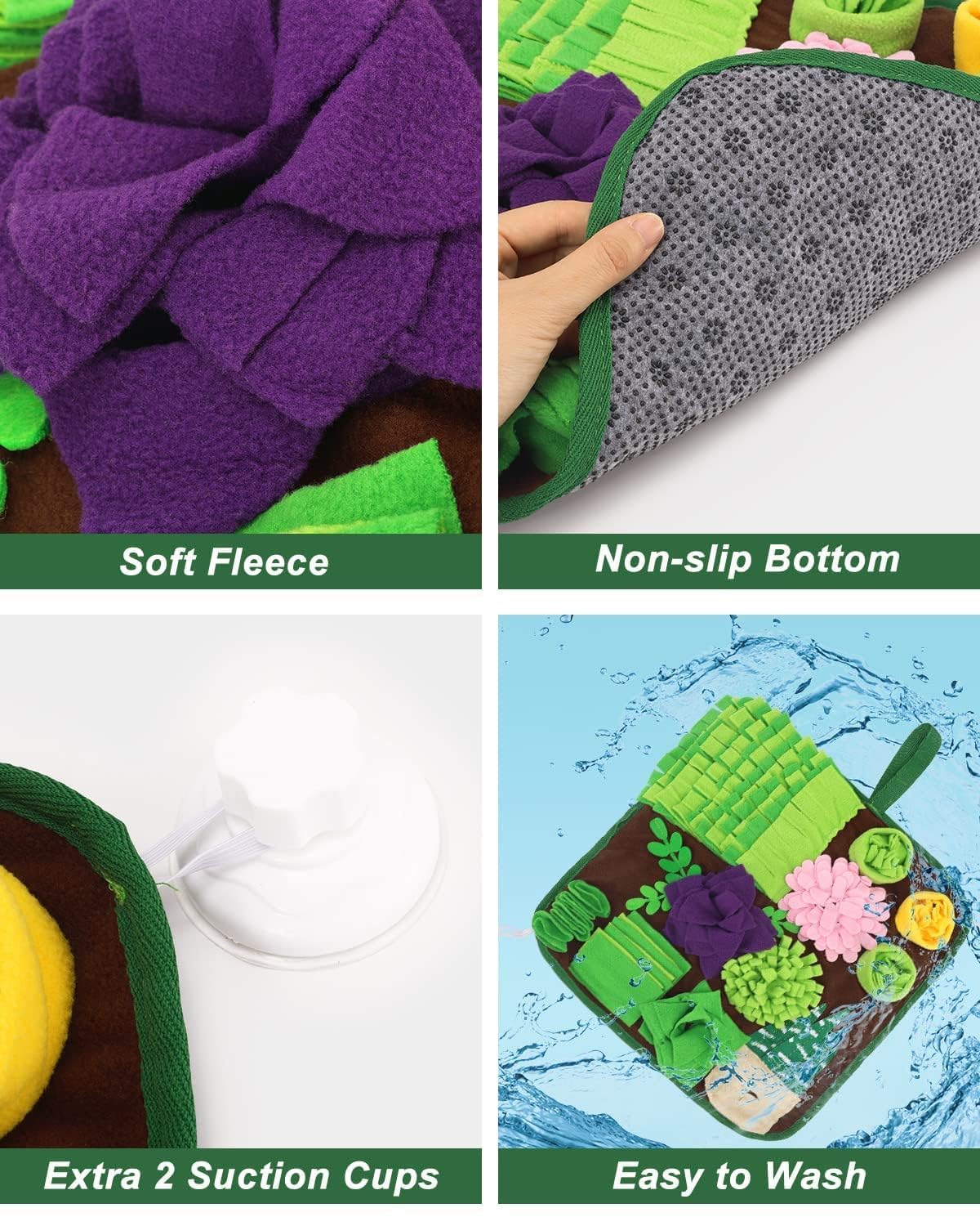 Foto 5 pulgar | Snuffle Mat Ciyvolyeen Succulent Para Perros Y Gatos - Venta Internacional.