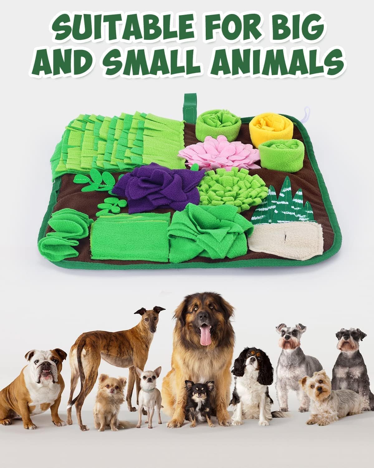 Foto 6 pulgar | Snuffle Mat Ciyvolyeen Succulent Para Perros Y Gatos - Venta Internacional.
