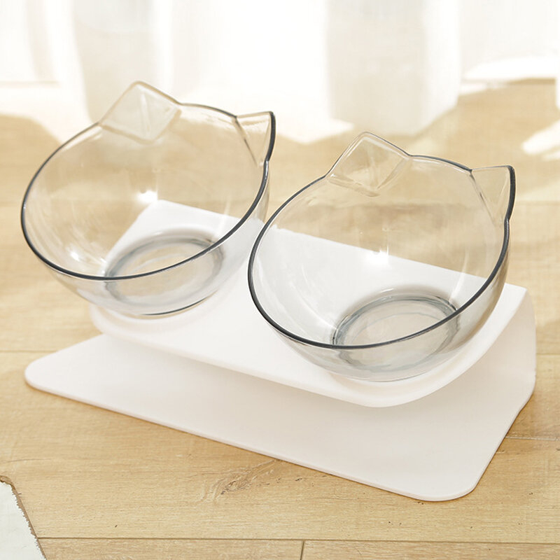 Foto 4 pulgar | Cuencos De Comida Elevados (cuenco Doble) Con Soporte Para Perros Y Gatos - Venta Internacional.