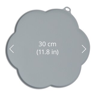 Foto 5 | Mantel Individual Catit Cat Con Forma De Flor, Color Gris, 30 Cm De Diámetro - Venta Internacional.