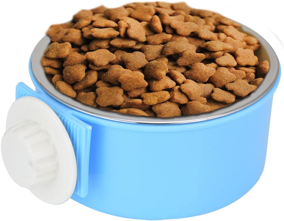 Cuenco Crate Dog Extraíble De Acero Inoxidable Para Comida Y Agua - Venta Internacional.