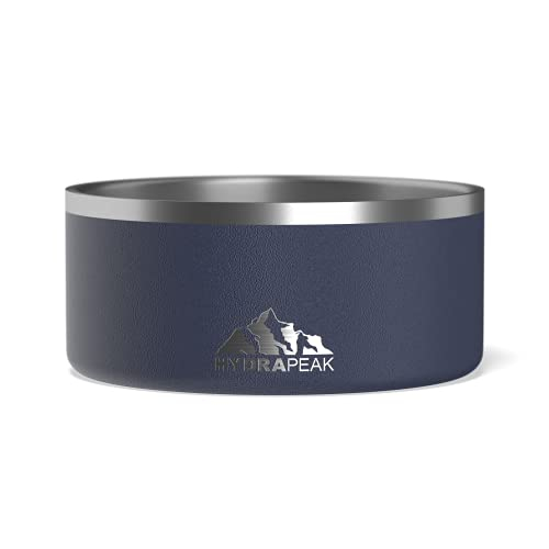 Cuenco Para Perros Hydrapeak, Antideslizante, Acero Inoxidable, 1,9 L (azul Marino) - Venta Internacional.