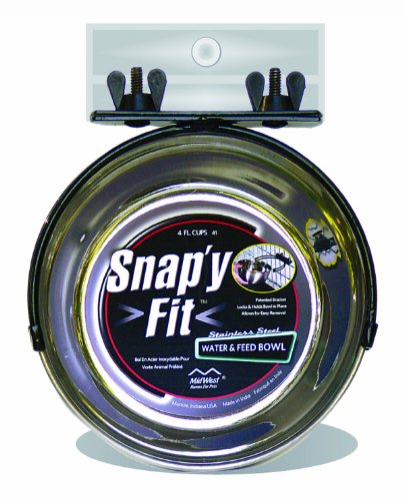 Foto 1 | Food Bowl Midwest Homes Para Mascotas Snap'y Fit De Acero Inoxidable  - Venta Internacional.