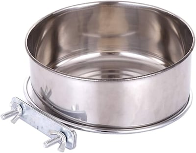Foto 2 | Cuenco De Agua Para Comida Para Mascotas Con Soporte De Pinza De Acero Inoxidable - Venta Internacional.