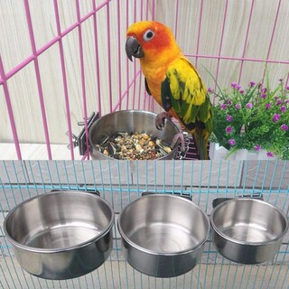 Foto 3 | Cuenco De Agua Para Comida Para Mascotas Con Soporte De Pinza De Acero Inoxidable - Venta Internacional.
