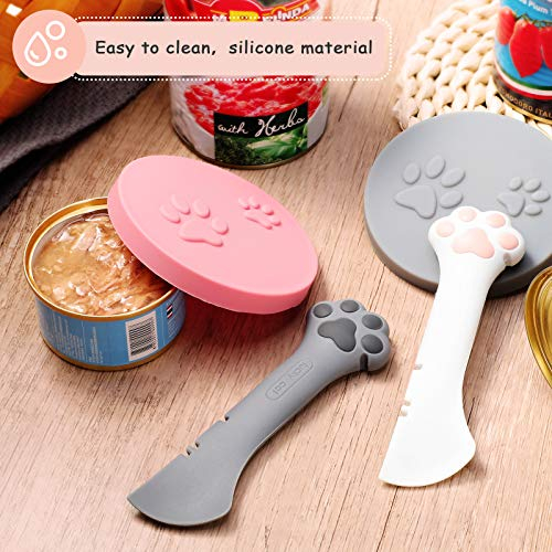 Foto 8 pulgar | Juego De Cucharas Para Comida Para Mascotas Con Fundas De Silicona Para Gatos Y Perros - Venta Internacional.