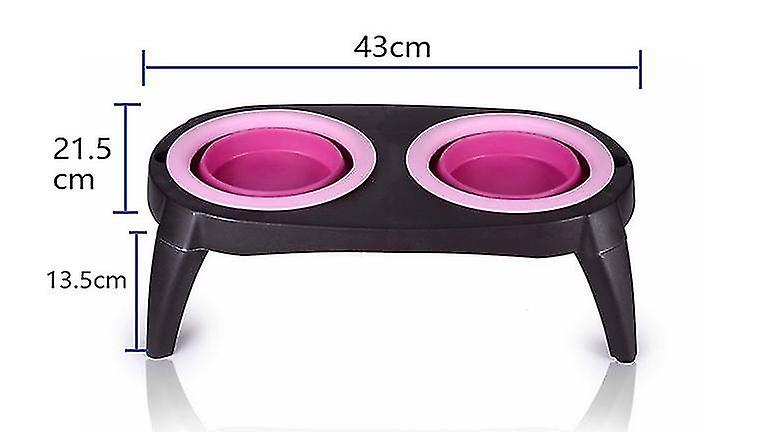 Foto 3 pulgar | Cuenco Elevado Para Perros Huoguo, Cuencos Duraderos Y Ecológicos Con Soporte - Venta Internacional.