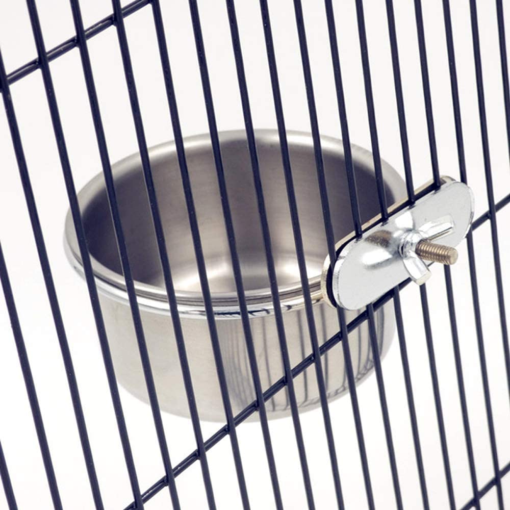Foto 5 pulgar | Cuenco De Agua Para Comida Para Mascotas Con Soporte De Pinza De Acero Inoxidable - Venta Internacional.
