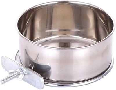 Foto 5 | Cuenco De Agua Para Comida Para Mascotas Con Soporte De Pinza De Acero Inoxidable - Venta Internacional.