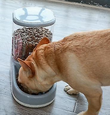 Foto 5 pulgar | Comedero Automático Para Mascotas Para Almacenamiento De Alimentos Con Dispensador De Agua De 3,8 L - Venta Internaci