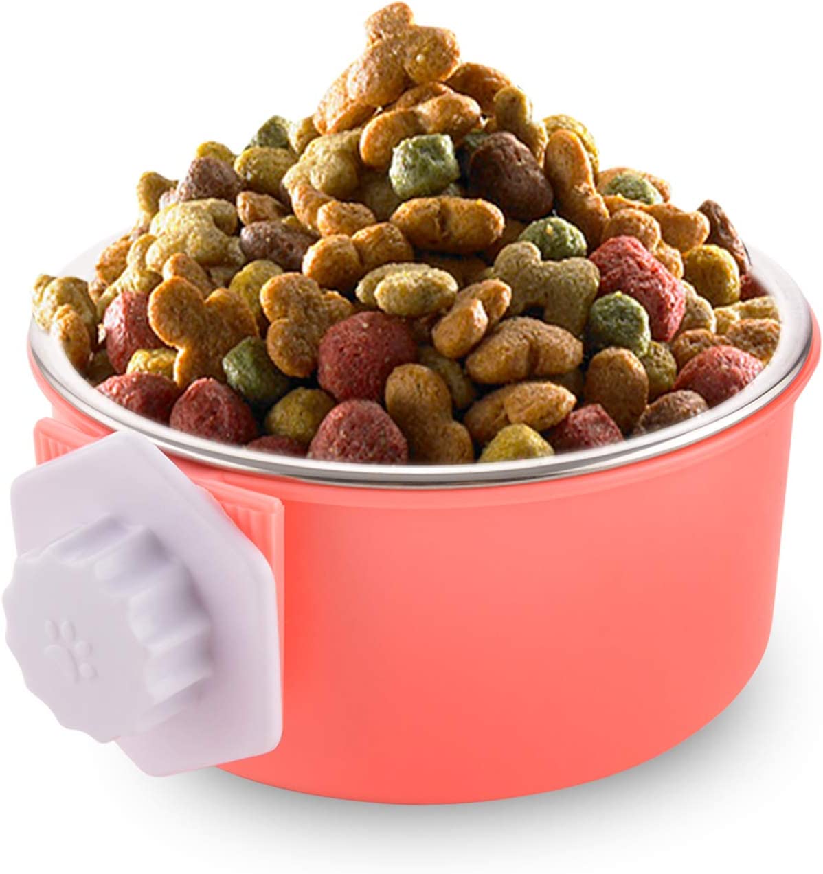 Foto 2 pulgar | Comedero De Agua Y Comida Extraíble De Acero Inoxidable Crate Dog Bowl - Venta Internacional.