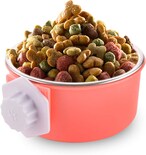 Comedero De Agua Y Comida Extraíble De Acero Inoxidable Crate Dog Bowl - Venta Internacional.