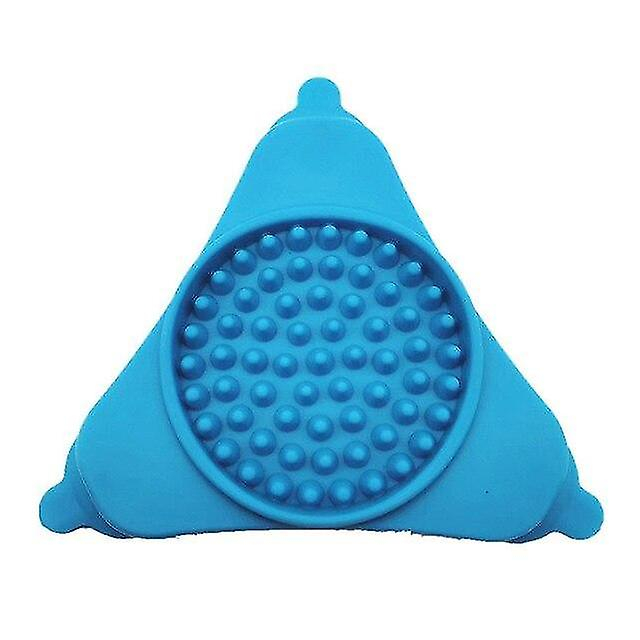 Bandeja Pet Sucker And Slow Food Para Perros Y Gatos, Color Azul - Venta Internacional.