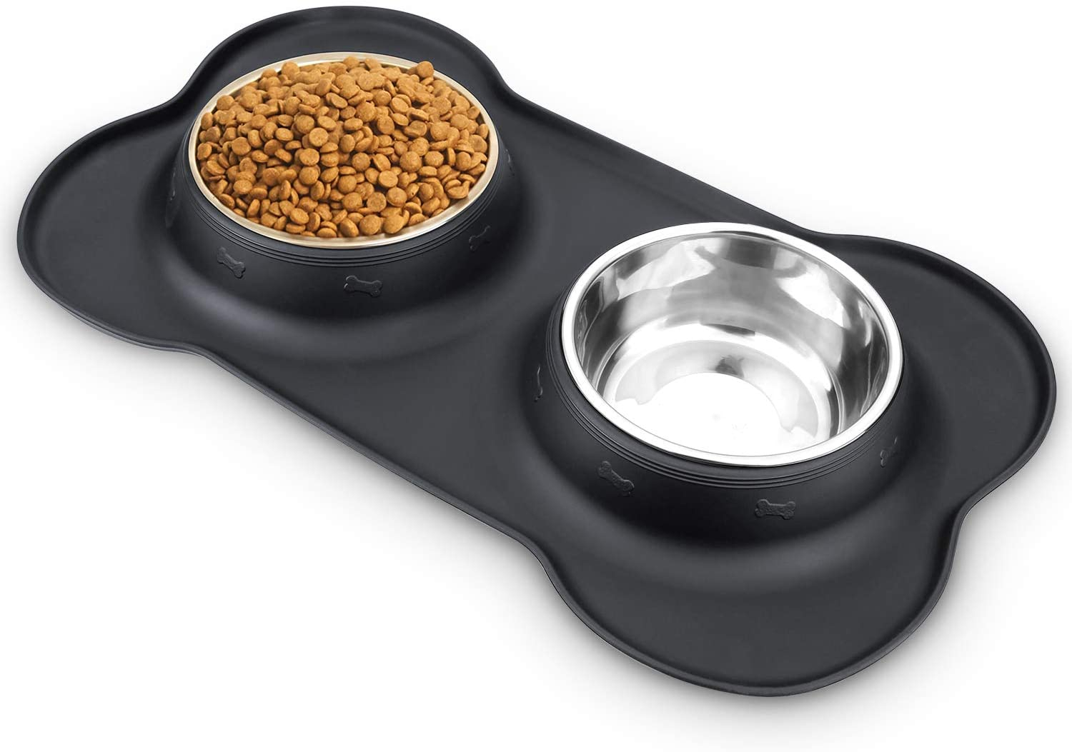Foto 2 pulgar | Cuencos De Comida Para Perros Jieyou De Acero Inoxidable Para Mascotas Pequeñas Y Medianas - Venta Internacional.
