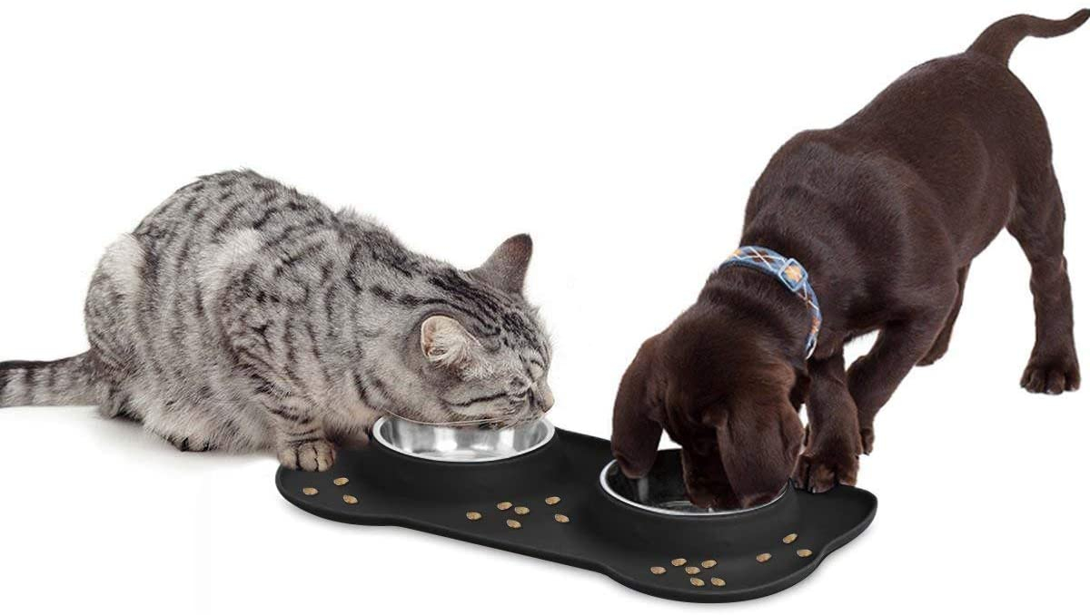 Foto 6 pulgar | Cuencos De Comida Para Perros Jieyou De Acero Inoxidable Para Mascotas Pequeñas Y Medianas - Venta Internacional.