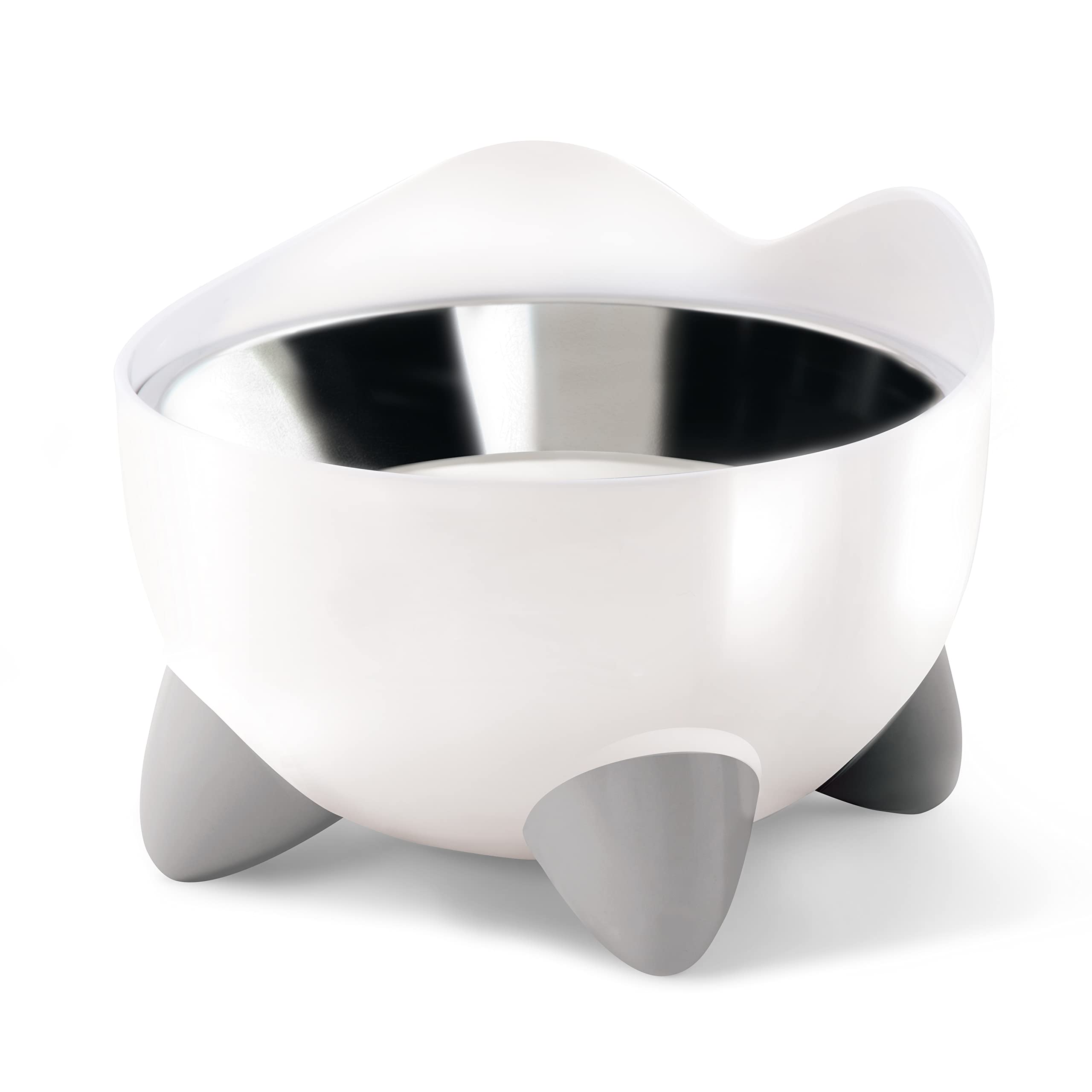 Plato De Alimentación Elevado Catit Pixi Whisker Stress Free White - Venta Internacional.