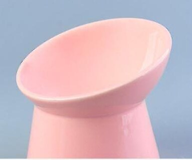 Foto 5 | Cuenco Elevado De Cerámica Para Mascotas Para Perros Y Gatos, Color Rosa - Venta Internacional.