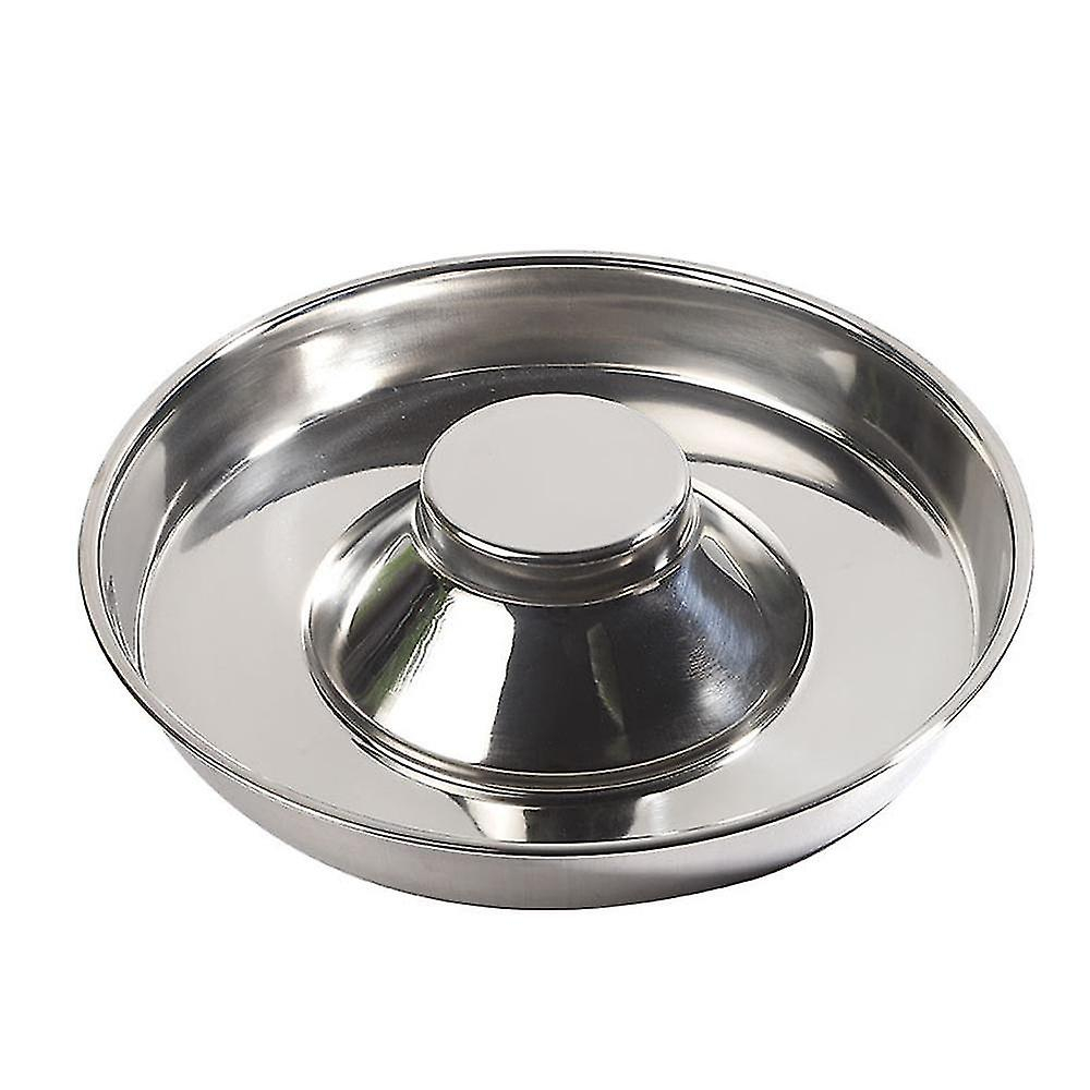 Foto 5 pulgar | Juego De Cuencos De 3 Comederos Lentos De Acero Inoxidable Para Gatos Y Perros - Venta Internacional.