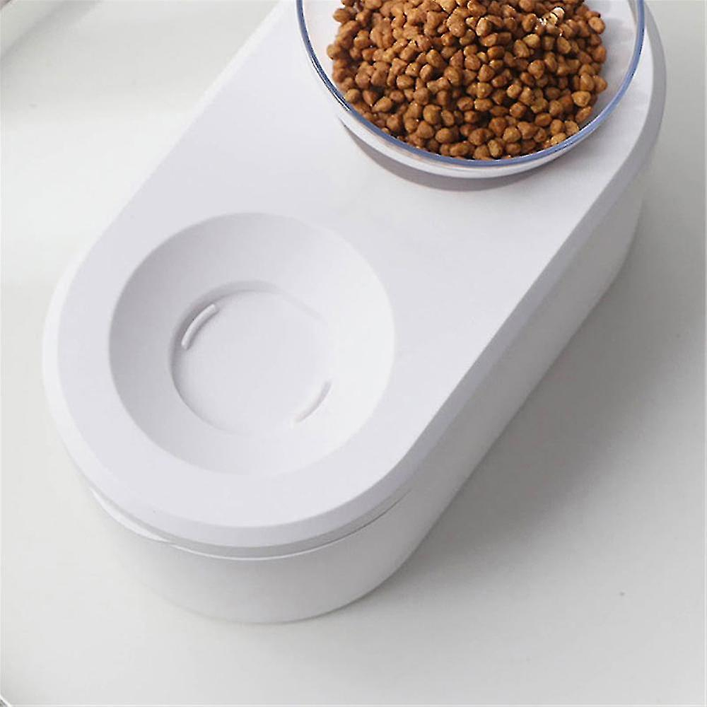 Foto 6 pulgar | Comederos Para Mascotas Huoguo, Blancos, Dobles, Con Soporte De 4,5 L De Capacidad - Venta Internacional.