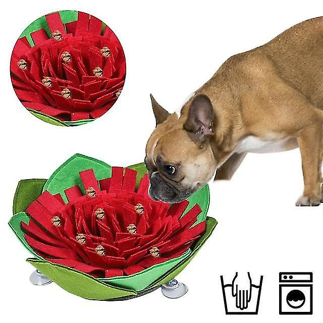 Alfombrilla De Entrenamiento Con Forma De Flor Para Perros Huoguo Pet Snuffle - Venta Internacional.