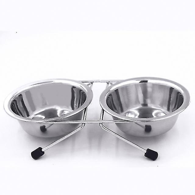Cuencos Dobles De Acero Inoxidable Para Perros Levantados - Venta Internacional.