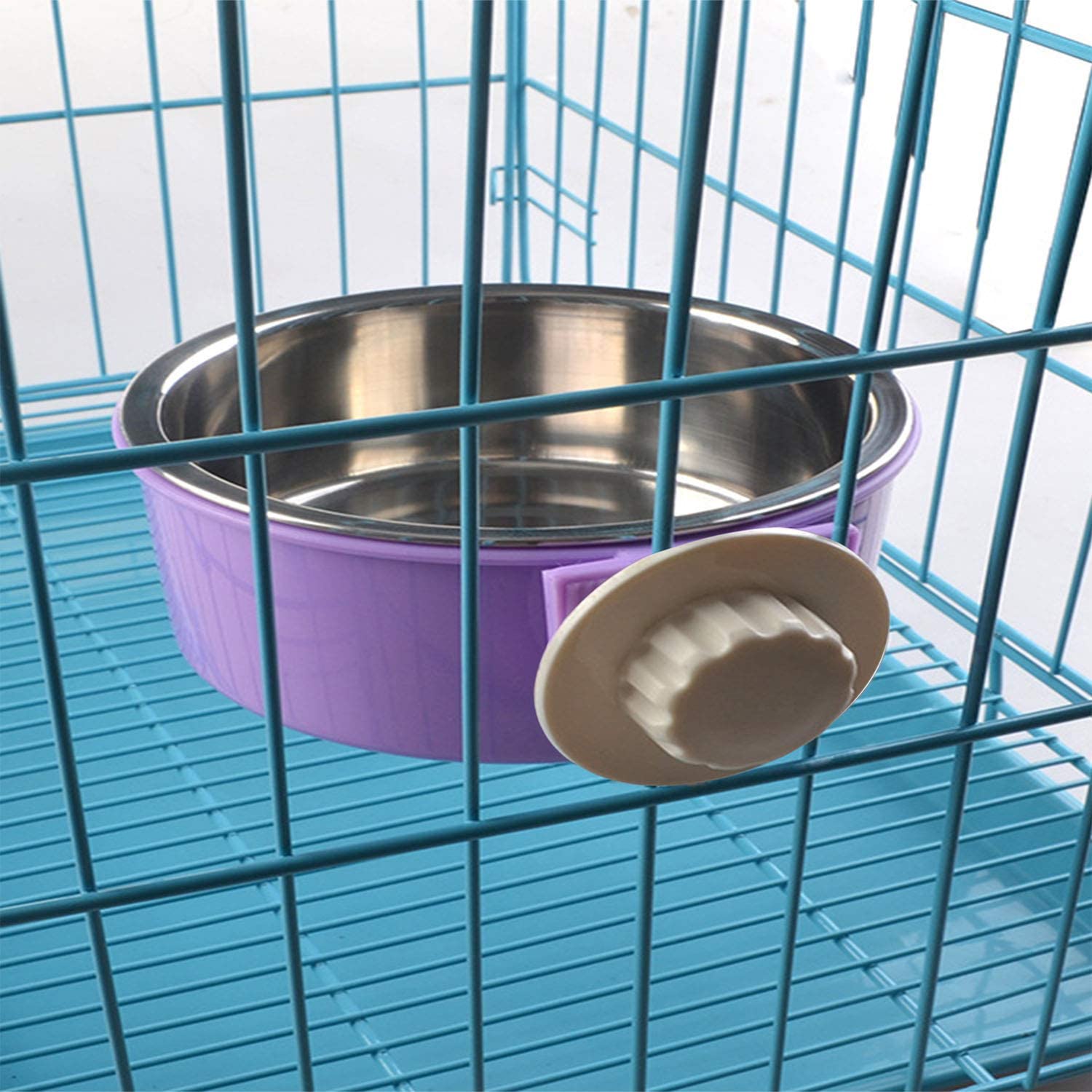 Cuenco Crate Dog Extraíble De Acero Inoxidable Para Comida Y Agua - Venta Internacional.