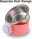 Comedero De Agua Y Comida Extraíble De Acero Inoxidable Crate Dog Bowl - Venta Internacional.