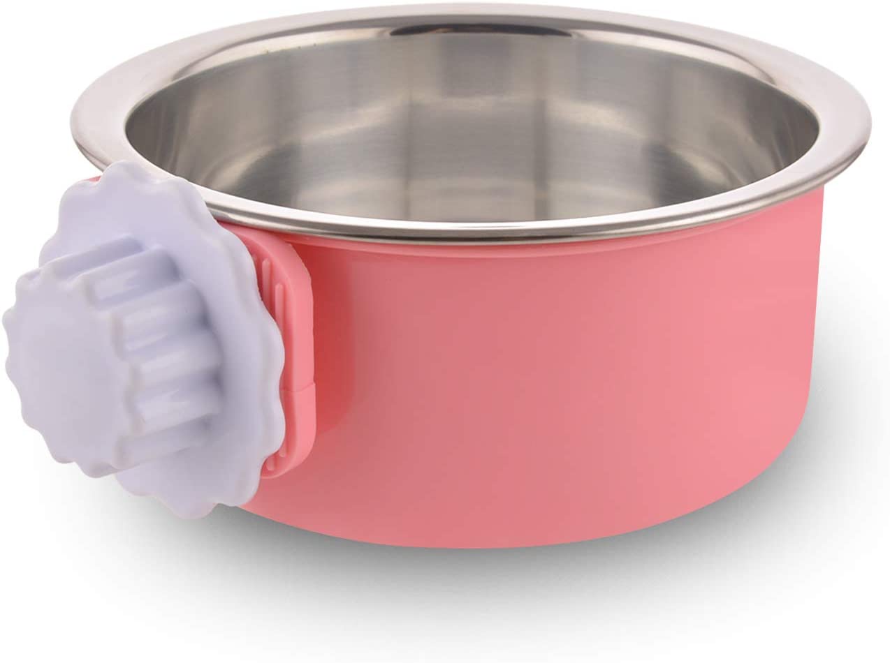 Foto 3 pulgar | Comedero De Agua Y Comida Extraíble De Acero Inoxidable Crate Dog Bowl - Venta Internacional.