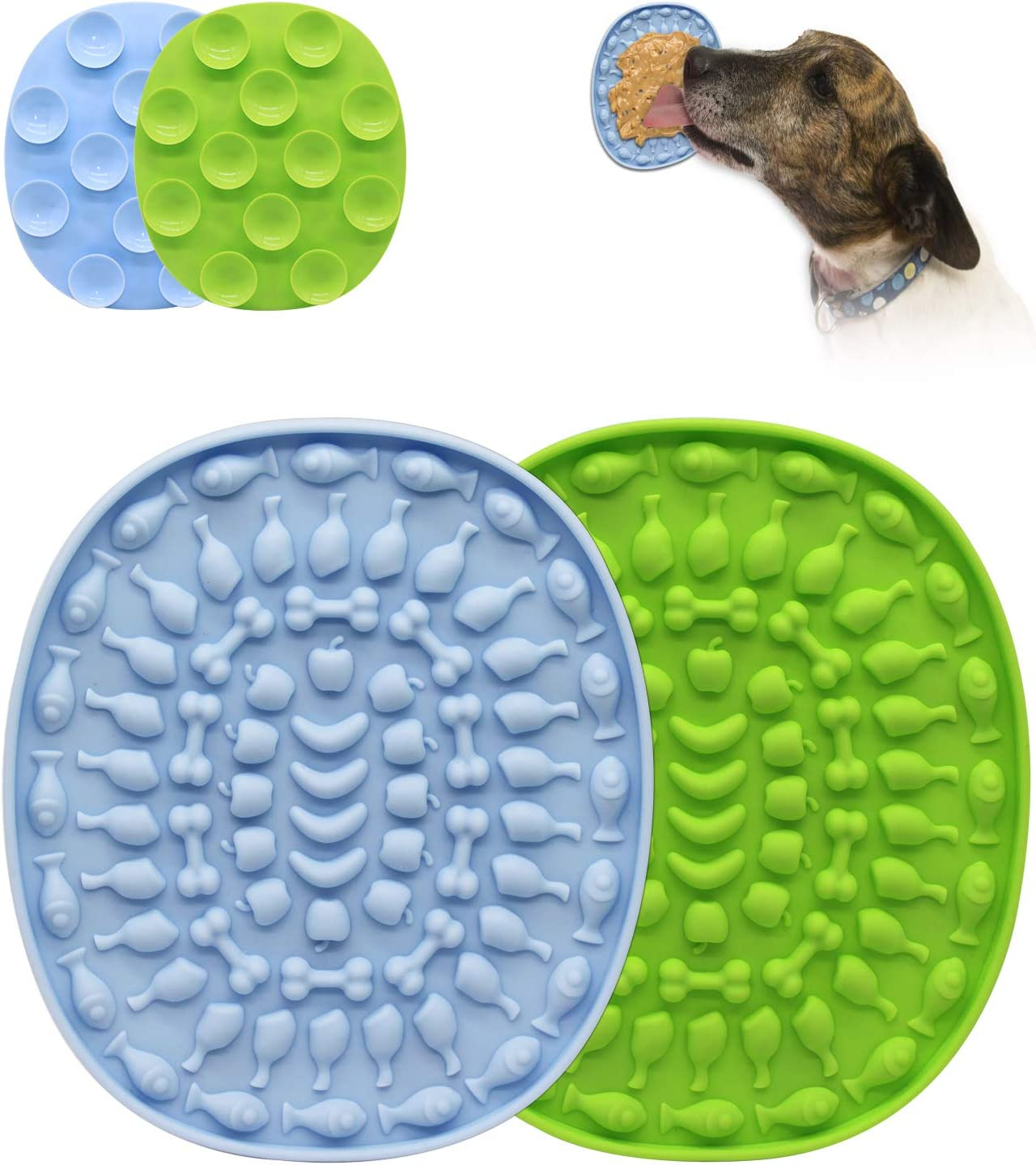 Foto 2 pulgar | Almohadilla Para Lamer Perros Lick Mat Huoguo, Alimentador Lento Para Perros Y Gatos, 2 Unidades - Venta Internacional.