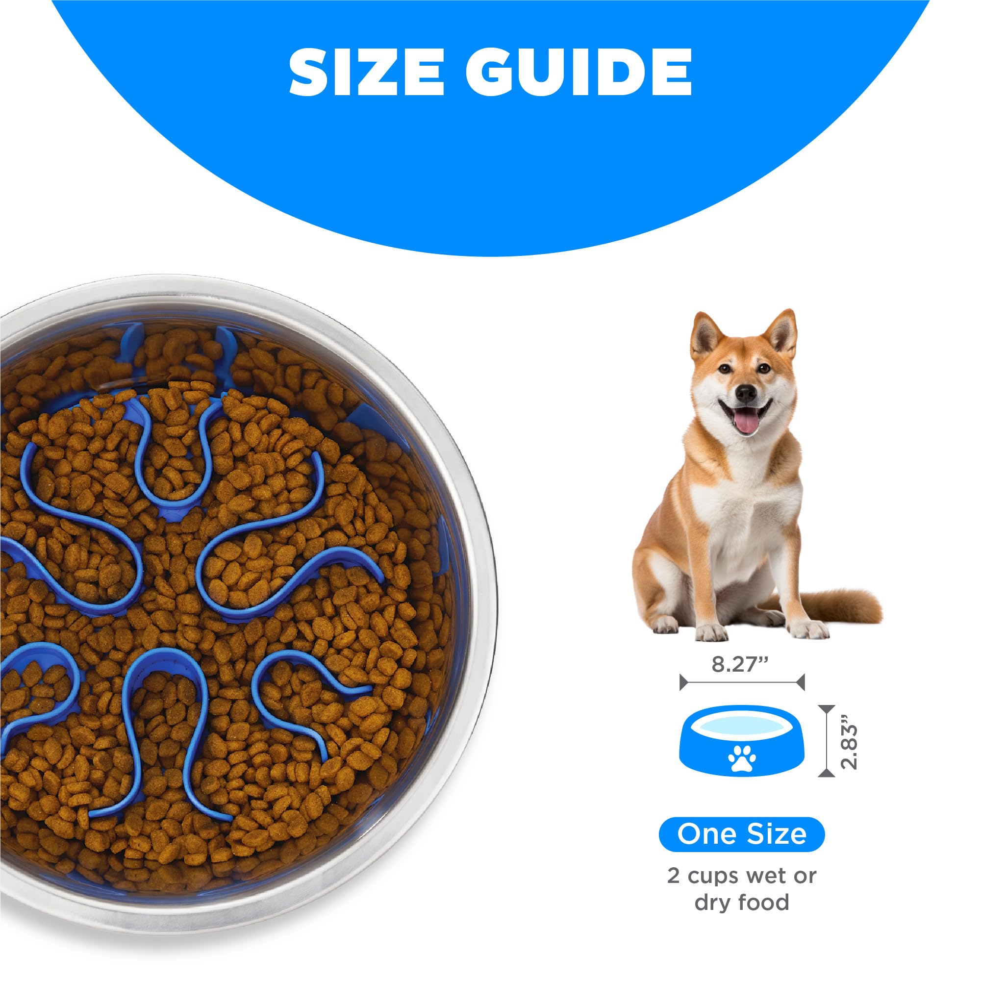 Foto 6 pulgar | Comedero Para Perros Outward Hound Fun Feeder De Acero Inoxidable - Venta Internacional.