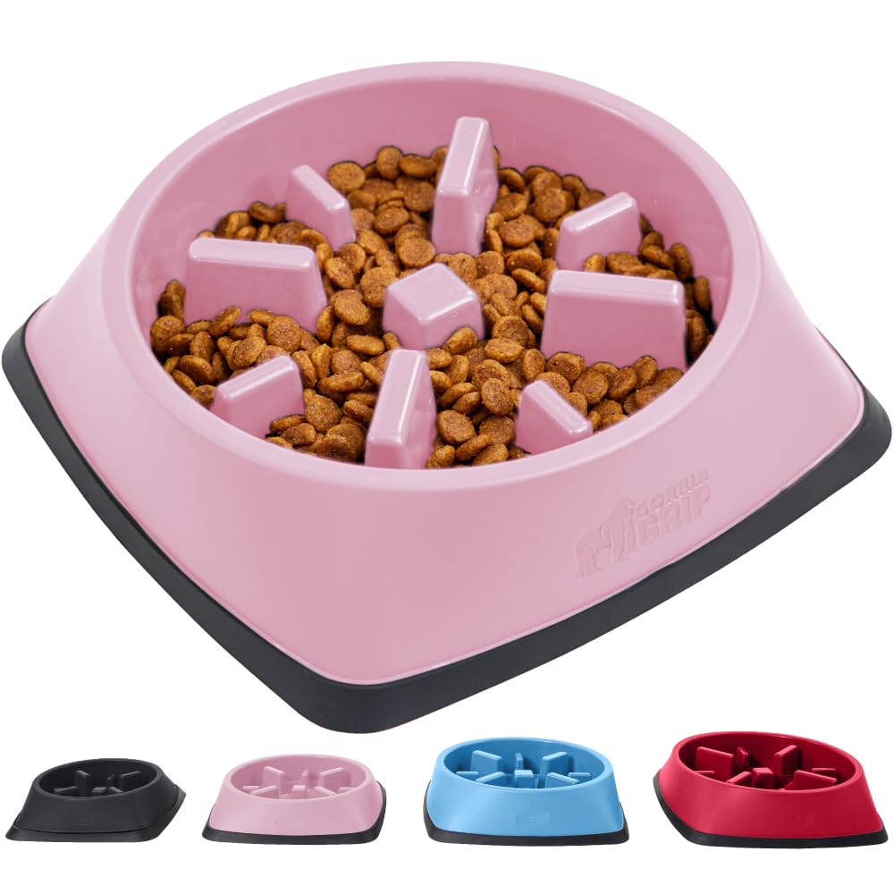 Foto 2 pulgar | Slow Feeder Bowl Gorilla Grip, 100% Libre De Bpa, Para Gatos Y Perros - Venta Internacional.