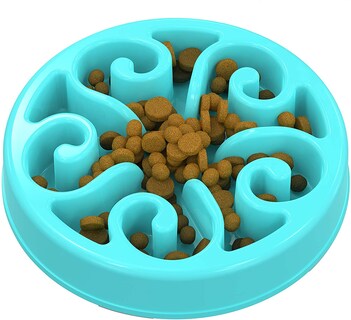 Foto 1 | Comedero Lento Para Perros Y Gatos Jieyou Blue Para Perros Y Gatos Pequeños Y Medianos - Venta Internacional.
