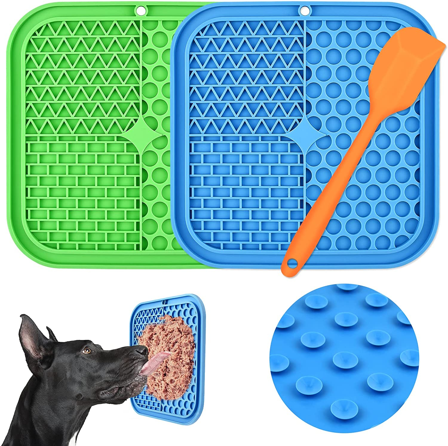Foto 2 pulgar | Dog Mats Ciicii, Cuenco De Alimentación Lenta, 3 Unidades, Con Ventosa De Silicio - Venta Internacional.