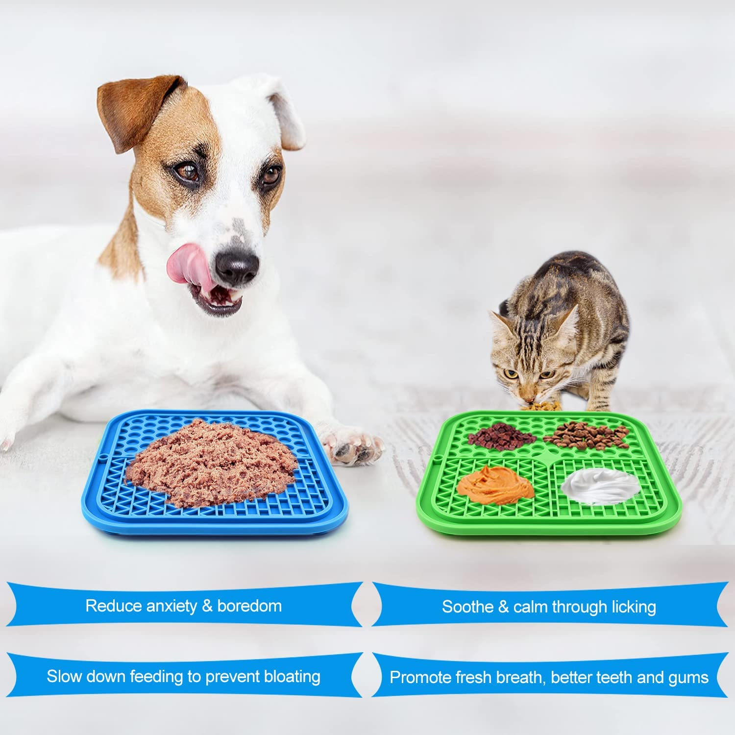 Foto 5 pulgar | Dog Mats Ciicii, Cuenco De Alimentación Lenta, 3 Unidades, Con Ventosa De Silicio - Venta Internacional.