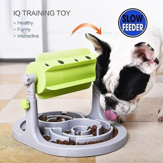 Foto 2 | Comedero Lento Para Perros Dog Toys, Tratado Con Comida, Educativo, Verde - Venta Internacional.