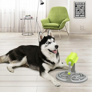 Foto 4 | Comedero Lento Para Perros Dog Toys, Tratado Con Comida, Educativo, Verde - Venta Internacional.