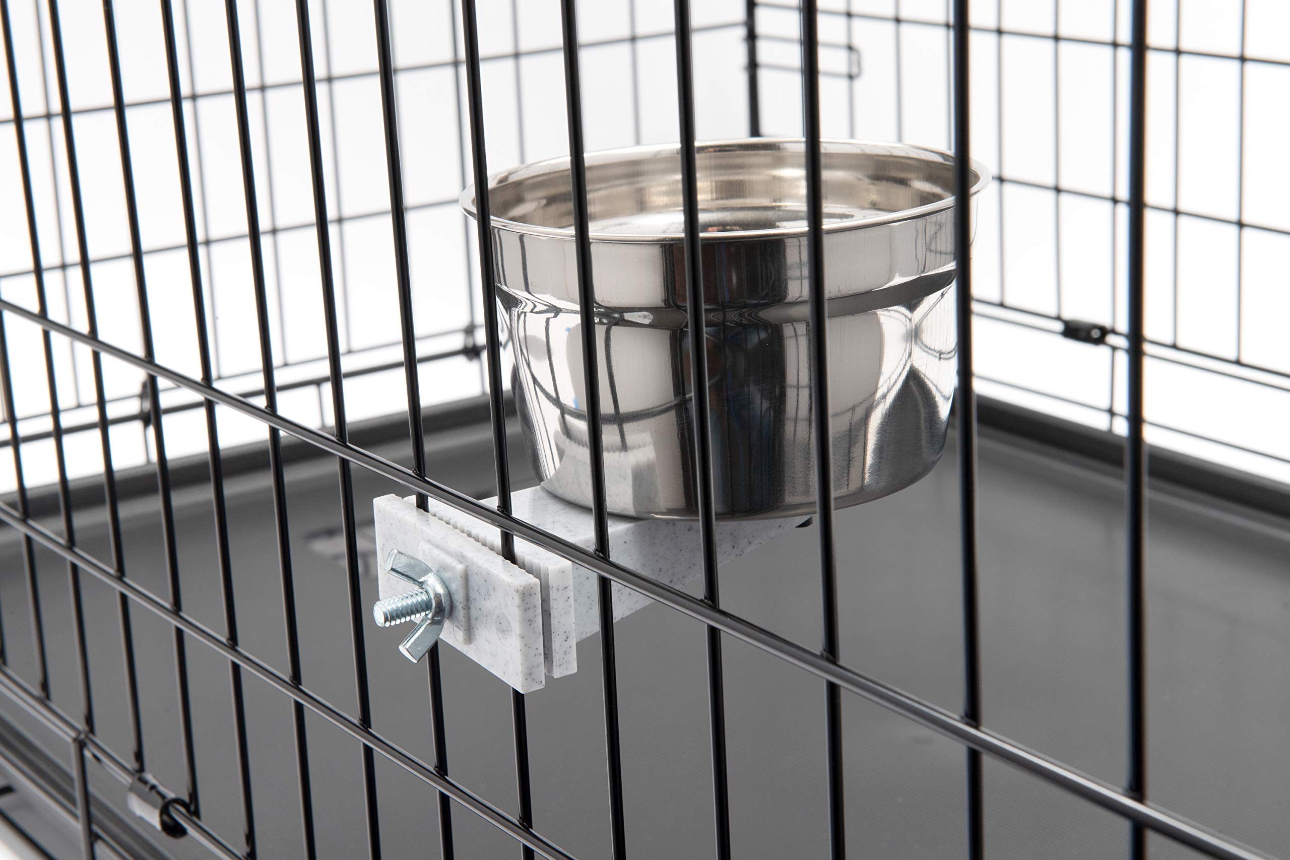 Foto 6 pulgar | Cage Bowl Lixit Quick Lock Para Animales Pequeños, 600 Ml, Acero Inoxidable - Venta Internacional.
