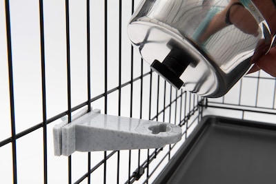 Foto 6 | Cage Bowl Lixit Quick Lock Para Animales Pequeños, 600 Ml, Acero Inoxidable - Venta Internacional.
